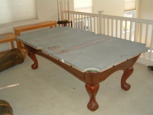 Proper pool table moving process in San Antonio Texas